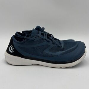 TOPO ST-4 OMM Drop Running Shoes Womens Size 7 Navy Blue White Sneakers